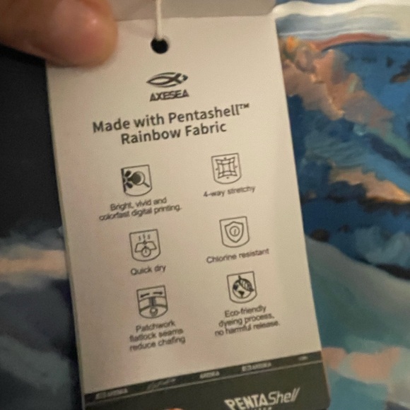 Axesea  Women’s Rashguard Long Sleeve Swimsuit - Picture 10 of 15